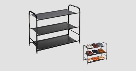 MPM 3-Tier Shoe Rack, perfect tool in getting all your shoes organized and keep neatly