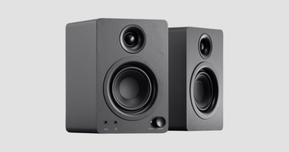 DT-3 50-Watt Powered Multimedia deliver high-quality sound in a compact form factor