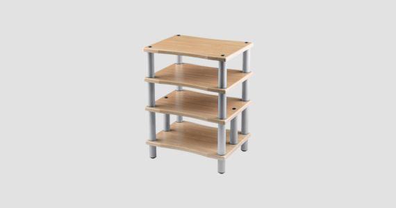 Monolith Heavy Duty 4 Tier XL, 1" Shelf Thickness, Maple | Free Shipping