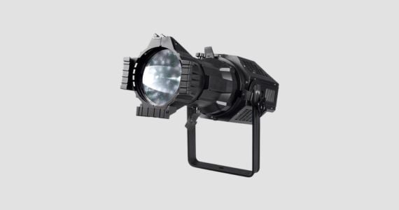 Stage Right 200W DMX COB LED Ellipsoidal Spotlight, White | W/ Code: BIZ30