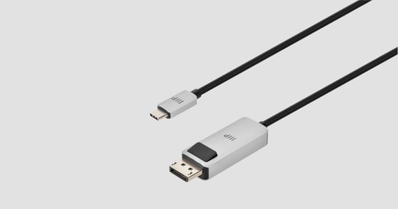 USB-C to DisplayPort 1.4 Active Cable, 8K60Hz, HDR, 6ft, Black | Lifetime Warranty
