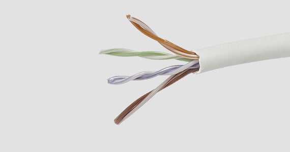 Monoprice Cat5e CMP Bulk Ethernet Cable - UL, TAA, UTP, Solid, 24AWG, 350MHz, Pure Bare Copper, Pull Box, 1000ft, White