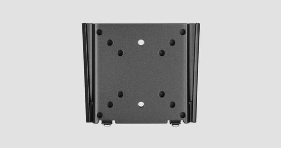 Monoprice Essential Fixed TV Wall Mount Bracket Ultra Low Profile For 13" To 27" TVs up to 66lbs, Max VESA 100x100