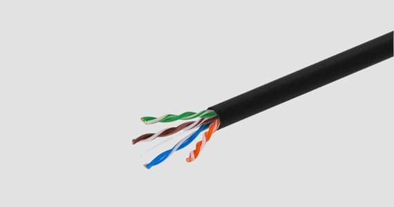 Monoprice Cat5e 1000ft Black CMR UL Bulk Cable, UTP, Solid, 24AWG, 350MHz, Pure Bare Copper, Reelex II Pull Box, Bulk Ethernet Cable