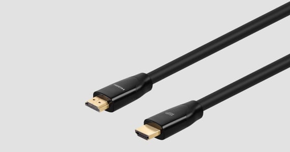 Monoprice 4K Certified High Speed HDMI Cable - 4K60Hz, 18Gbps, HDR, VW-1 Rated, 15ft, Black