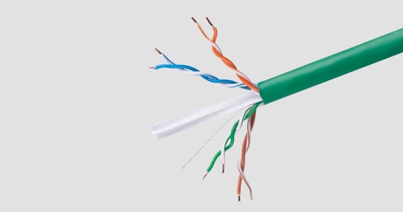 Monoprice Cat6 1000ft Green CMR UL Bulk Cable, Solid (w/spine), UTP, 23AWG, 550MHz, Pure Bare Copper, Reelex II Pull Box, Bulk Ethernet Cable