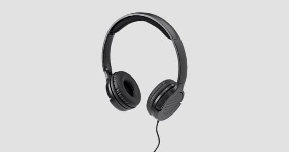 Monoprice Hi-Fi Lightweight On-Ear Headphones with Inline Microphone & Controller