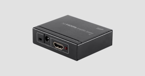 Monoprice Blackbird 4K30 1x2 Amplified Video Splitter with HDMI, supports 48-bit Deep Color, 3D Video