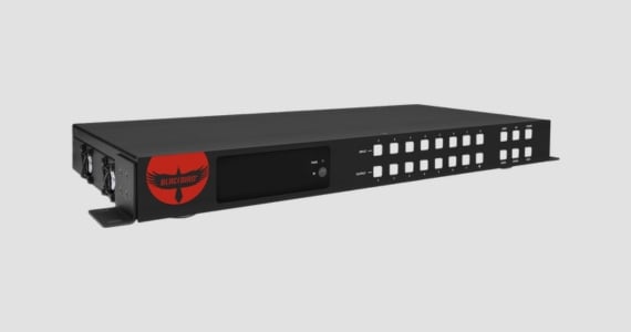 Monoprice Blackbird Pro-Series 4K60 8x8 Video Matrix, YUV 4:4:4, IR remote, Dolby TrueHD, DTS-HD Master Audio