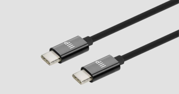 Monoprice Select Charge & Sync USB-C to USB-C Cable USB 2.0 TPE Jacket Up to 3A/60W 3ft Black