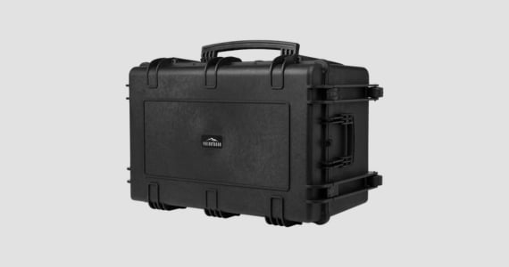Pure Outdoor by Monoprice Weatherproof Hard Case with Wheels and Customizable Foam, 30 x 19 x 15.8 in Internal Dimensions