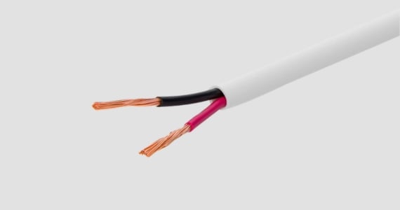 Monoprice Speaker Wire, CL2 Rated, 2-Conductor, 12AWG, 1000ft, White