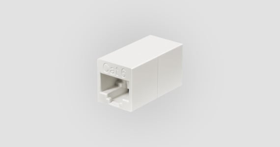Modular Inline Coupler, White Product # 7286