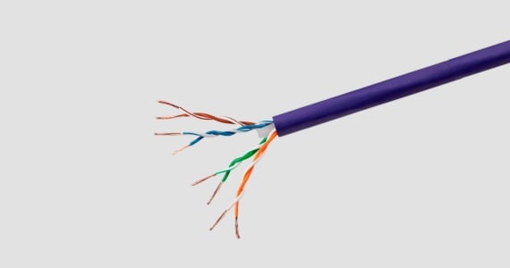 CMP Cable, UL, TAA, Solid (w/spine), 23AWG, 550MHz, 1000ft, Purple | Lifetime Warranty
