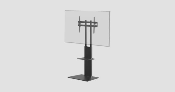 Monoprice Premium Tilt TV Shelf For 37" To 70" TVs up to 88lbs, Max VESA 600x400nt Bracket for LED TVs 43in to 90in, Max Weight 154 lbs, VESA Patterns up to 800x400, Fits Curved Screens