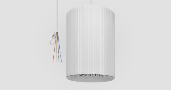 Monoprice Commercial Audio 7.5W 6-inch Pendant Speaker 70V