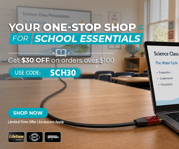 Your One-Stop Shop for School Essentials Get $30 off on orders over $100 Use code: SCH30 Limited time offer | Exclusion Apply Shop Now