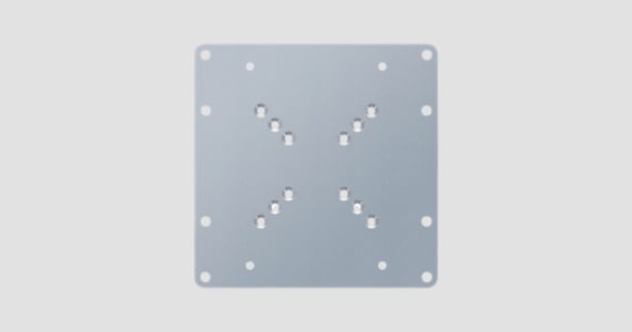 Monoprice 50x50mm to 200x200mm TV Wall Mount Bracket Universal VESA Adapter Plate