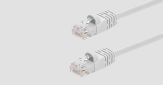 Monoprice Cat6 Ethernet Patch Cable - Snagless RJ45, Stranded, 550MHz, UTP, Pure Bare Copper Wire, 24AWG, 100ft, White