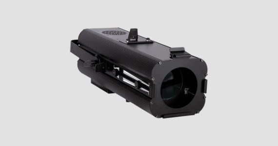 Stage Right by Monoprice High Definition 200-Watt White 5600K LED Ellipsoidal Stage Light with Manual Zoom