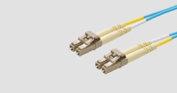 Monoprice Single-Mode Fiber Optic Cable - LC-LC UL 2mm 9/125 OFNR Duplex Yellow 25m
