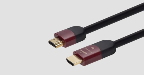 Monoprice 4K High Speed HDMI Cable - 4K@24Hz, 10.2Gbps, CL2 In-Wall Rated, Active, 75ft, Black