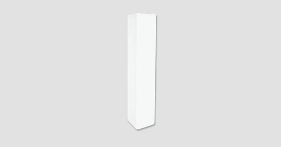 Stage Right by Monoprice White Lighting Truss Scrim Stretch Fabric Cover for 8in 1m (3.28ft) Straight Truss Section