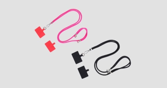 MPM 2-Pack Universal Phone Lanyards, Crossbody Cell Phone Lanyard With Adjustable Nylon Neck Strap, Compatible with Most Smartphones