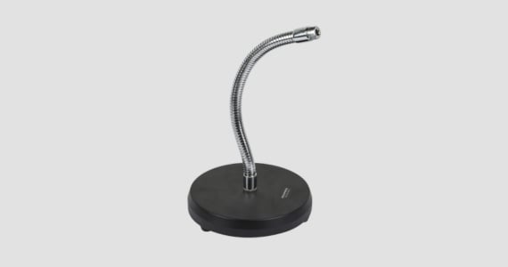 Monoprice Desktop Microphone Stand with Gooseneck and Solid Base