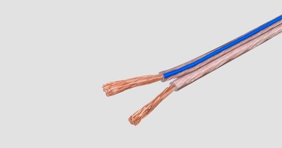Monoprice Speaker Wire, Oxygen-Free CL2 Rated, 2-Conductor, 12AWG, 50ft