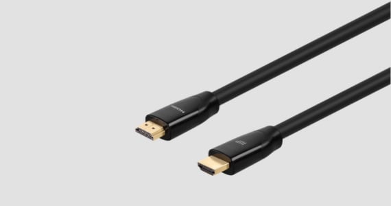 Monoprice 4K Certified High Speed HDMI Cable - 4K60Hz, 18Gbps, HDR, CL2 Rated, 15ft, Black