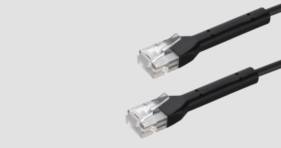 Monoprice Cat6 Ethernet Patch Cable - Bendable UTP 28AWG 5ft Black