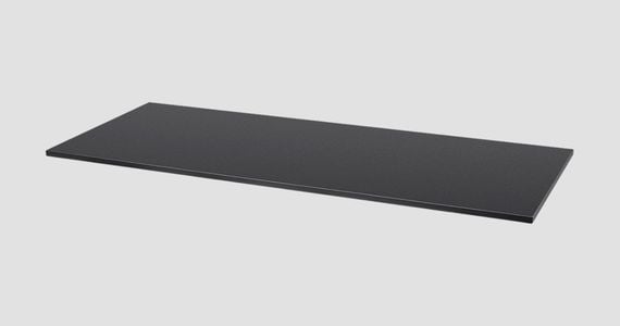 Monoprice Table Top for Sit-Stand Height-Adjustable Desk, 6ft Black, Compatible with Electric Desks