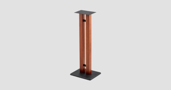 Monolith by Monoprice 32in Speaker Stands, Cherry (Each)