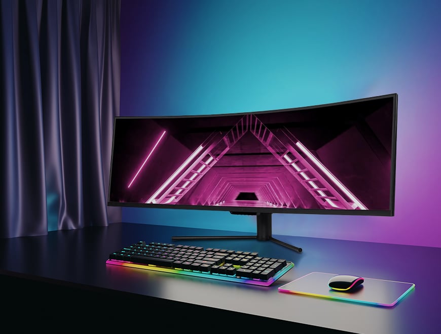 Dark Matter by Monoprice 49in Curved Gaming Monitor