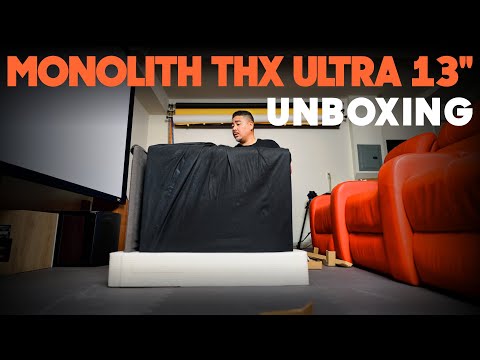 Monolith 13" THX Ultra Subwoofer UNBOXING