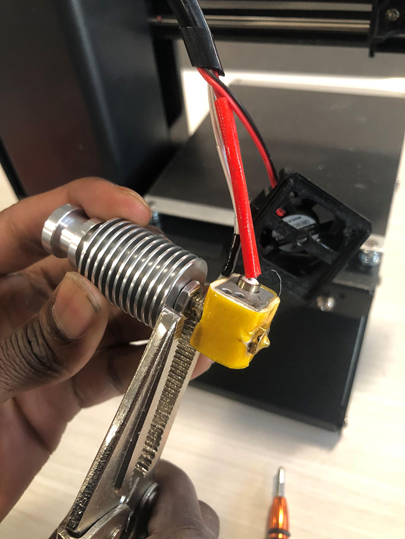 Dissembling the Mini Select V2 E3D Extruder Assembly