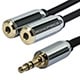 Monoprice Designed for Mobile 6inch 3.5mm Stereo Splitter