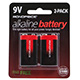 Monoprice 9V Alkaline Battery, 2-Pack