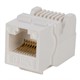 Cat6 RJ-45 Toolless Keystone - White