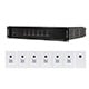 Monoprice 6 Zone Home Audio Multizone Controller and Amplifier Kit, NO LOGO