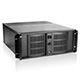7-Bay 4U IPC Case, 20-inch Depth, Black