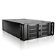 7-Bay 4U Ext. IPC Case, 26-inch Depth Ext. M/B, Black
