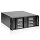 4U Compact Aluminum ATX Chassis, 3x 5.25-inch