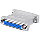 DB25, M/F, Null Modem Adapter