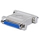 DB25, F/F, Null Modem Adapter