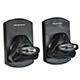 Low Profile 22 lb. Capacity Speaker Wall Mount Brackets (Pair), Black