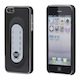 Brushed Aluminum Case w/ Snap-Stand for iPhone® 5/5s/SE - Black
