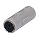 Monoprice PS2 coupler - Mini DIN6 F/F, Molded Gender Changers