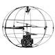 Flying Sphere Indoor RC Helicopter with Gyro, 3.5 Channel - Black